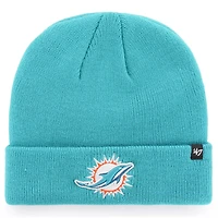 Men's '47 Aqua Miami Dolphins Primary Basic Cuffed Knit Hat