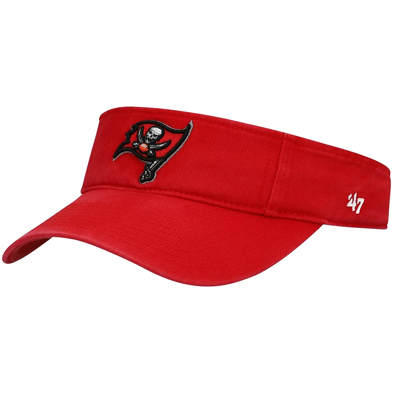 Men's '47 Red Tampa Bay Buccaneers Clean Up Visor