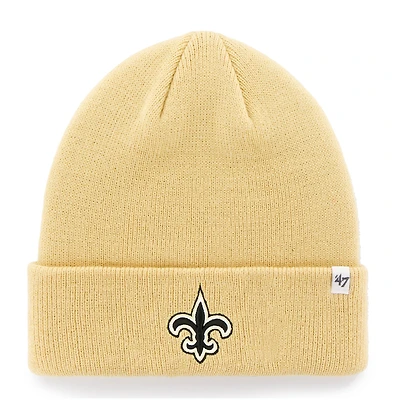 Men's '47 Gold New Orleans Saints Secondary Basic Cuffed Knit Hat