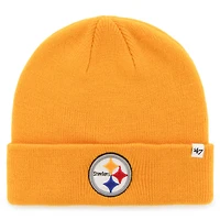 Men's '47 Gold Pittsburgh Steelers Secondary Basic Cuffed Knit Hat