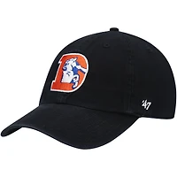 Men's '47 Black Denver Broncos Clean Up Adjustable Hat