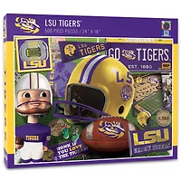 LSU Tigers 500-Piece Retro Series Puzzle