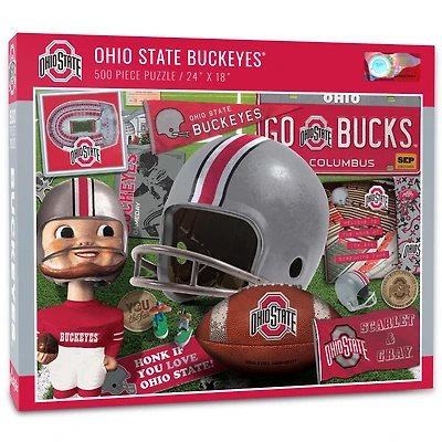 Ohio State Buckeyes 500-Piece Retro Series Puzzle
