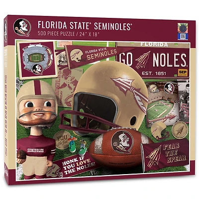 Florida State Seminoles 500-Piece Retro Series Puzzle