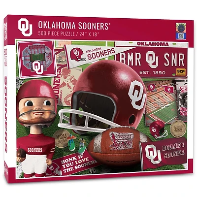 Oklahoma Sooners 500-Piece Retro Series Puzzle