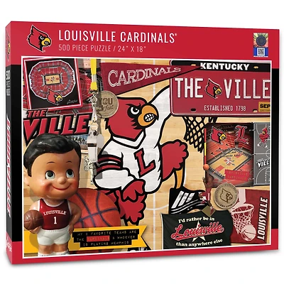 Louisville Cardinals 500-Piece Retro Series Puzzle