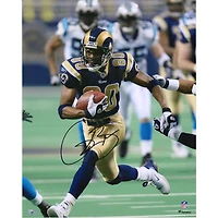 Isaac Bruce St. Louis Rams Autographed 16" x 20" Vertical Running Photograph