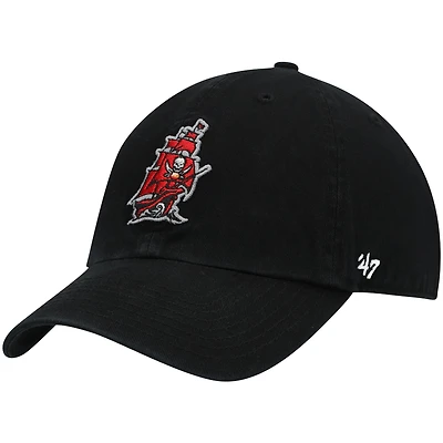 Men's '47 Black Tampa Bay Buccaneers Clean Up Alternate Adjustable Hat