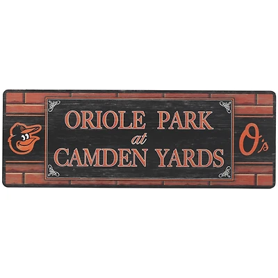 Baltimore Orioles 10" x 28" Traditions Wood Sign