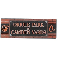 Baltimore Orioles 10" x 28" Traditions Wood Sign
