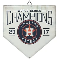 Houston Astros 12" x 12" World Series Home Plate Metal Sign