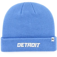Youth '47 Blue Detroit Lions Basic Cuffed Knit Hat