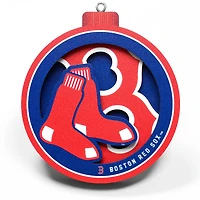 Boston Red Sox 3D Logo Series Ornament