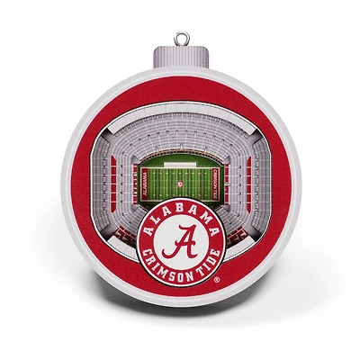 Alabama Crimson Tide 3D Stadium Ornament