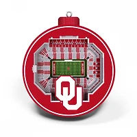Oklahoma Sooners 3D Stadium Ornament