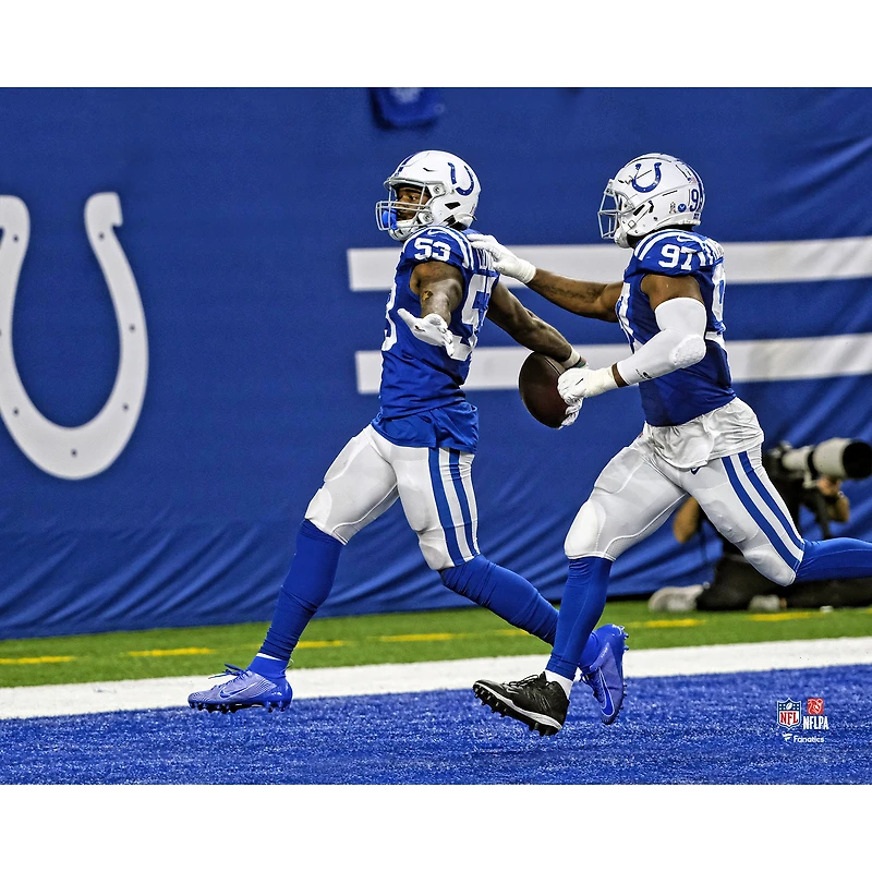 Shaquille Leonard Indianapolis Colts Fanatics Authentic Unsigned Interception Photograph