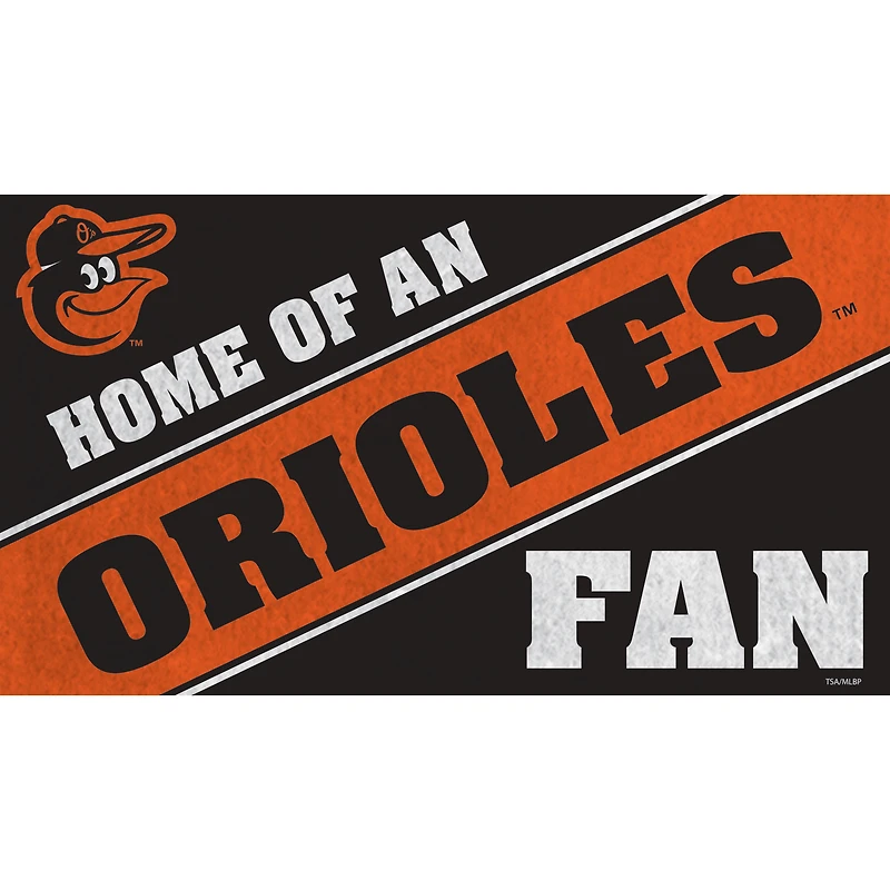 Baltimore Orioles 18" x 30" Team Turf Mat