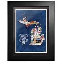 Detroit Tigers 12'' x 16'' State of Mind Wall Art