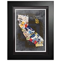 San Diego Padres 12'' x 16'' State of Mind Wall Art