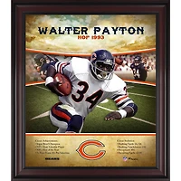 Walter Payton Chicago Bears Framed 15" x 17" Hall of Fame Career Profile