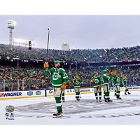 Jamie Benn Dallas Stars Unsigned 2020 NHL Winter Classic Stick Salute Photograph