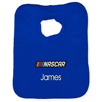 Newborn & Infant Royal NASCAR Personalized Bib