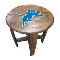 Imperial Detroit Lions Oak Barrel Table