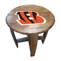 Imperial Cincinnati Bengals Oak Barrel Table