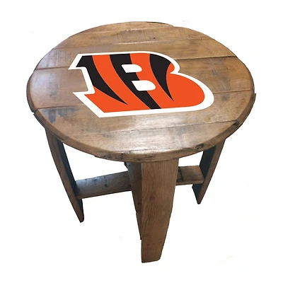 Imperial Cincinnati Bengals Oak Barrel Table