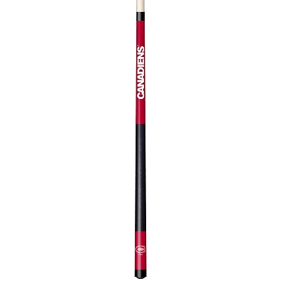 Imperial Montreal Canadiens Team Color Laser-Etched Cue Stick