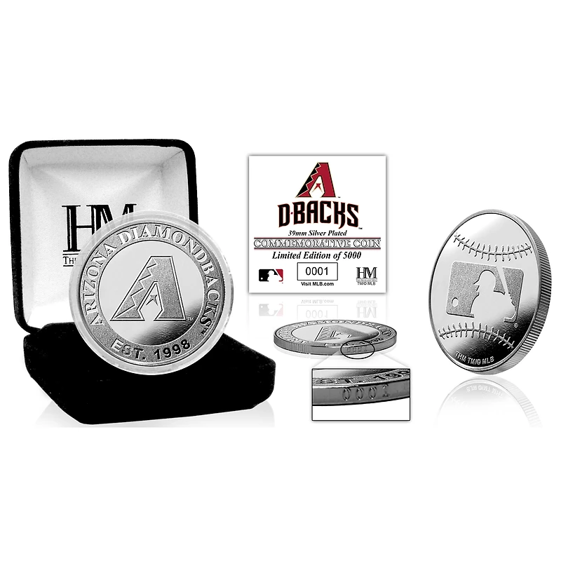 Highland Mint Arizona Diamondbacks Silver Mint Coin