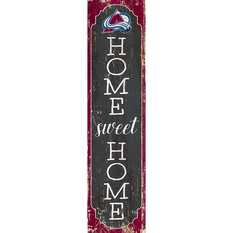 Colorado Avalanche 24" Home Sweet Home Leaner Sign