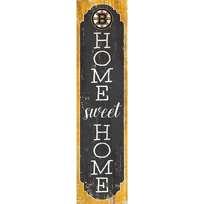 Boston Bruins 24" Home Sweet Home Leaner Sign