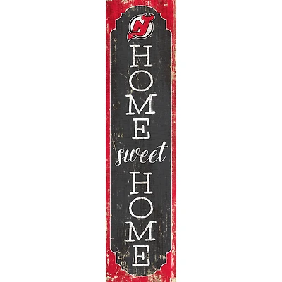 New Jersey Devils 24" Home Sweet Home Leaner Sign