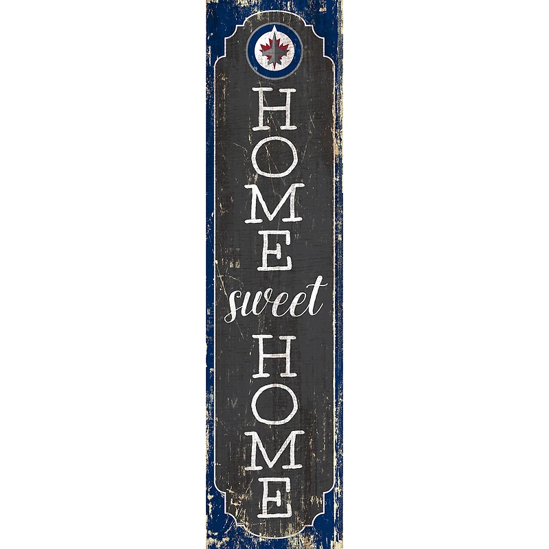 Winnipeg Jets 24" Home Sweet Home Leaner Sign