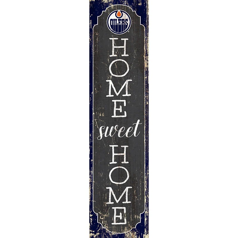 Edmonton Oilers 24" Home Sweet Home Leaner Sign