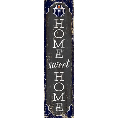 Edmonton Oilers 24" Home Sweet Home Leaner Sign