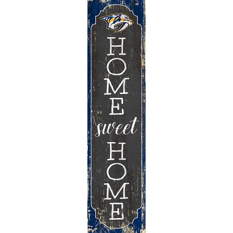 Nashville Predators 24" Home Sweet Home Leaner Sign