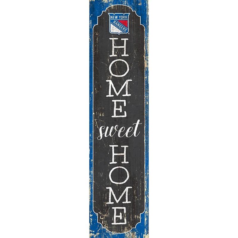 New York Rangers 24" Home Sweet Home Leaner Sign