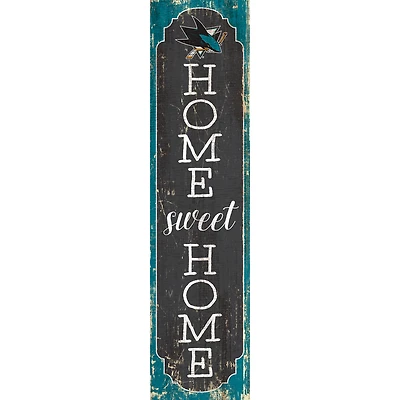 San Jose Sharks 24" Home Sweet Home Leaner Sign