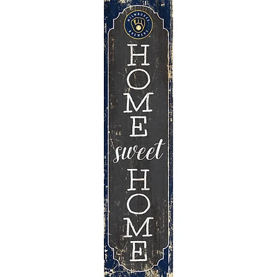 Milwaukee Brewers 24" Home Sweet Home Leaner Sign