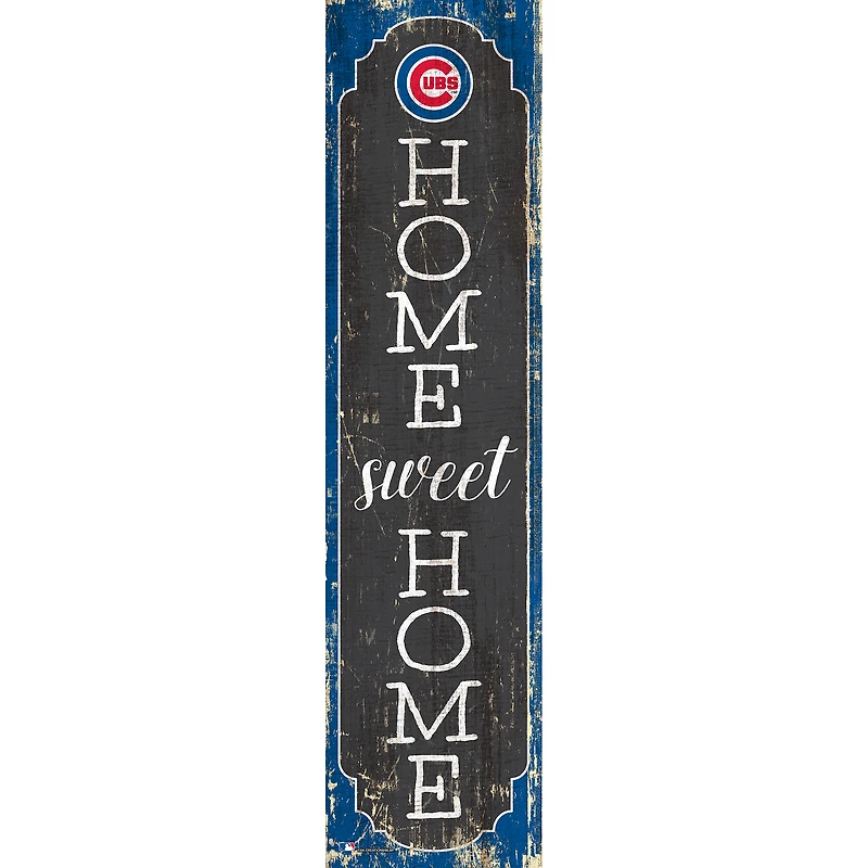 Chicago Cubs 24" Home Sweet Home Leaner Sign