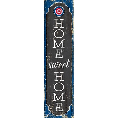 Chicago Cubs 24" Home Sweet Home Leaner Sign