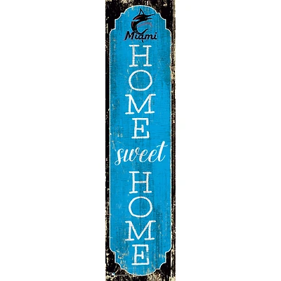 Miami Marlins 24" Home Sweet Home Leaner Sign