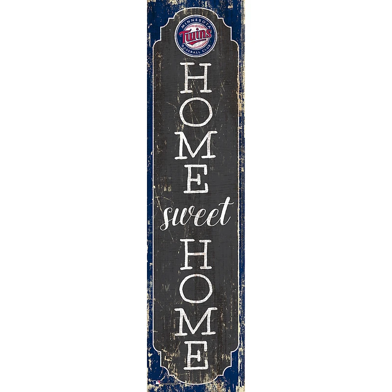 Minnesota Twins 24" Home Sweet Home Leaner Sign
