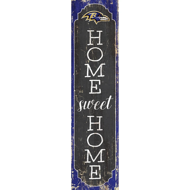 Baltimore Ravens 24" Home Sweet Home Leaner Sign