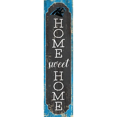 Carolina Panthers 24" Home Sweet Home Leaner Sign