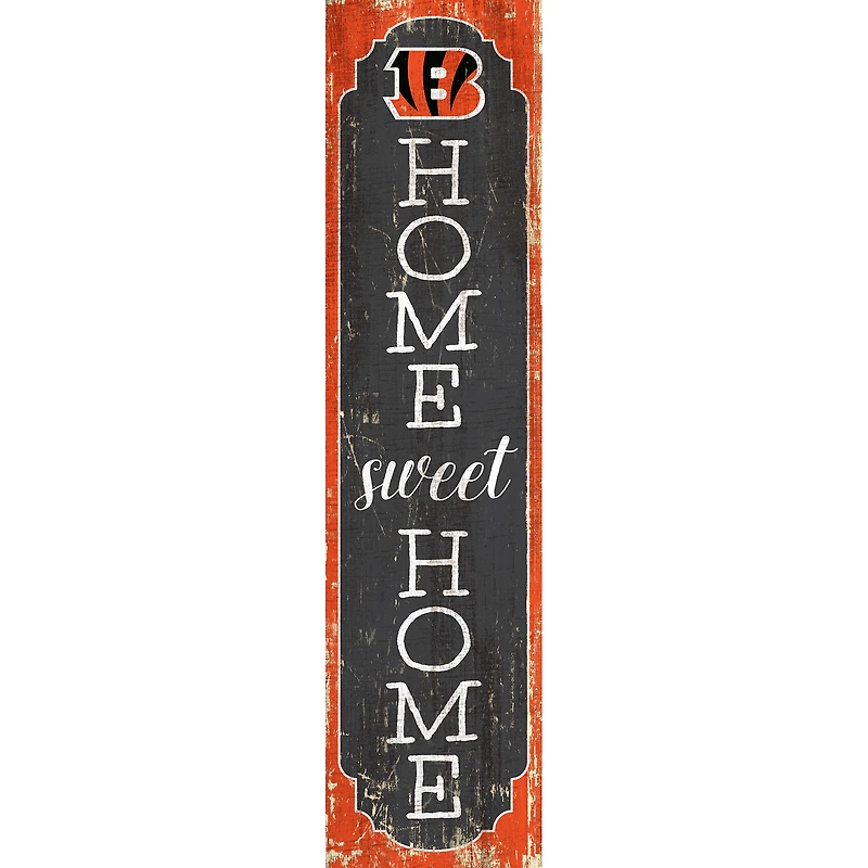 Cincinnati Bengals 24" Home Sweet Home Leaner Sign