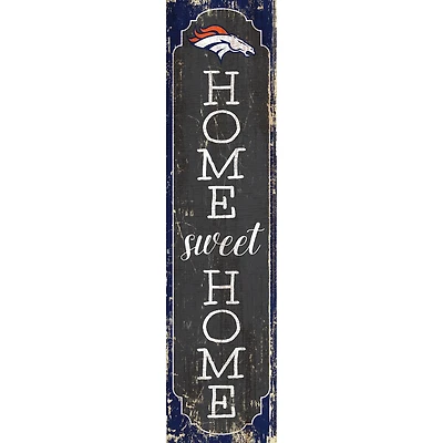 Denver Broncos 24" Home Sweet Home Leaner Sign