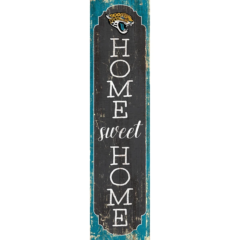 Jacksonville Jaguars 24" Home Sweet Home Leaner Sign